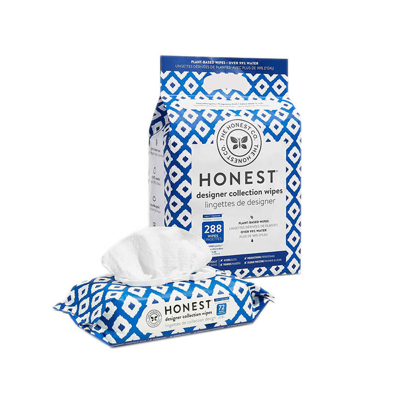 Șervețele pentru bebeluși din bumbac natural și fibre de bambus biodegradabile pentru piele sensibilă